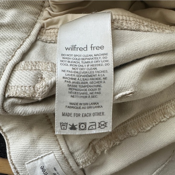 Aritzia Wilfred Free Modern Cargo Pant Light Khaki - Picture 7 of 9